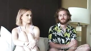Real Amateur Couple Couldnt Wait To Make A Porno